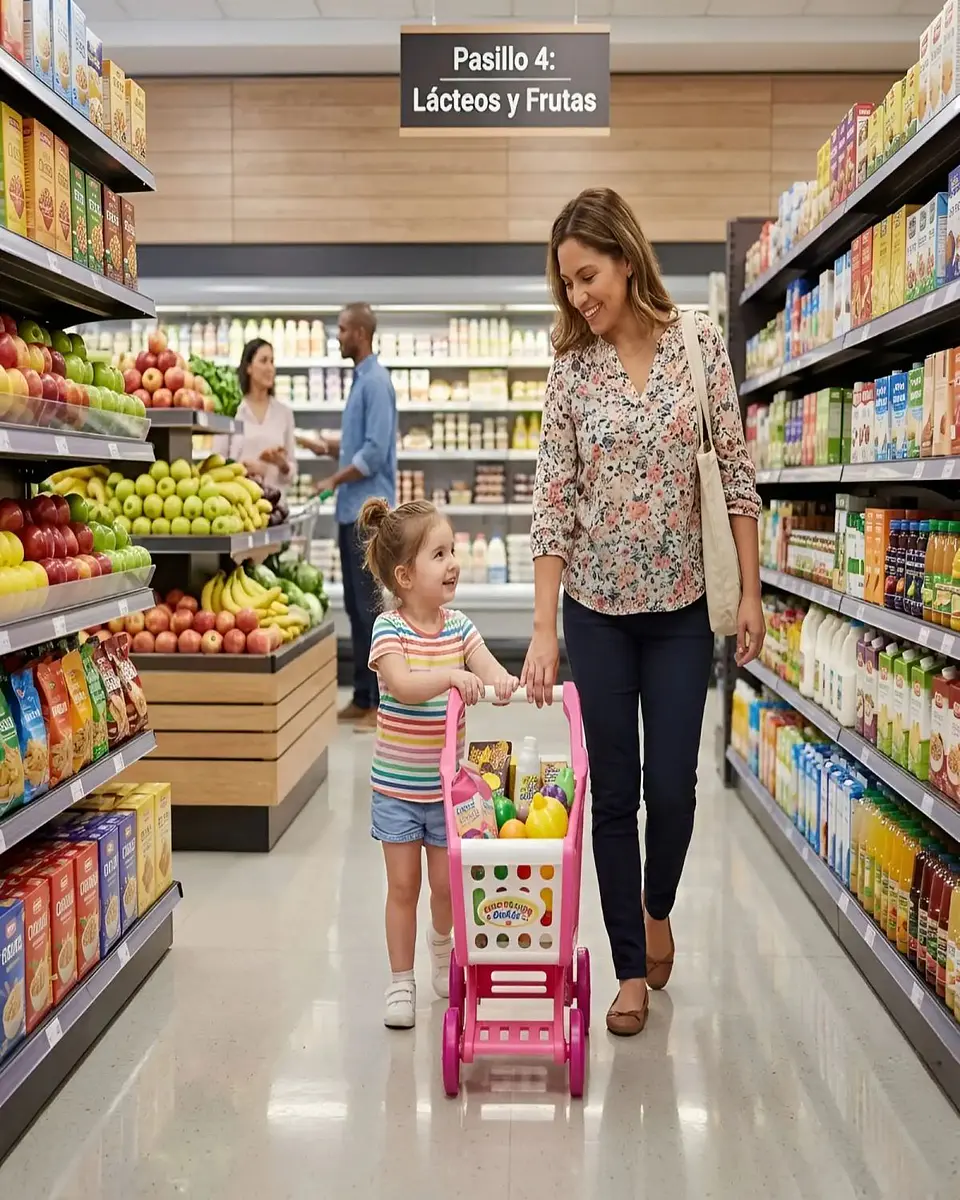Carrito de Supermercado de Juguete con Accesorios Infantil 5