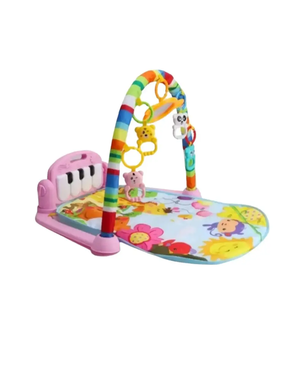 Gimnasio Y Piano Musical Multifuncional Para Bebes Rosa 6