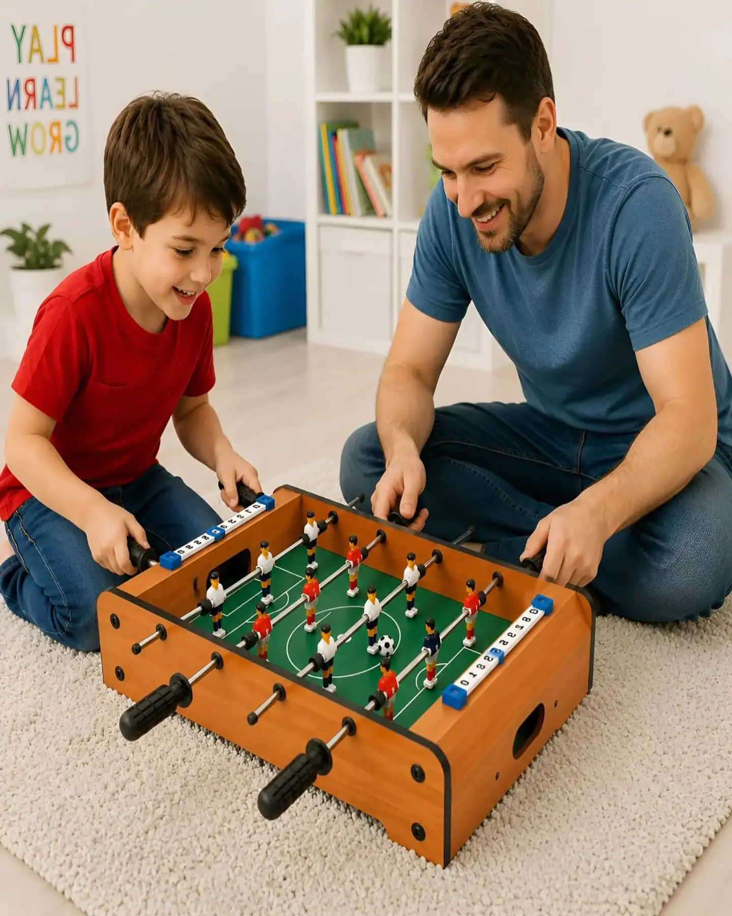 Taca Taca de Mesa Mini Fútbol de Madera Juego Infantil 3