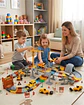 Pista De Construcción Ingeniería Infantil 177 Pcs - Miniatura 3