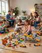 Pista De Construcción Ingeniería Infantil 177 Pcs - Miniatura 5