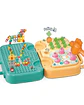 Set de Juegos Didáctico 3 en 1 Banco de Descarga, Maletín de Bloques y Huerto Infantil - Miniatura 6