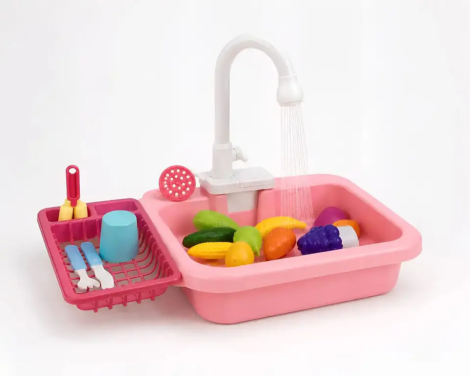 Lavaplatos de Juguete Little Chef Play Series ROSA 6