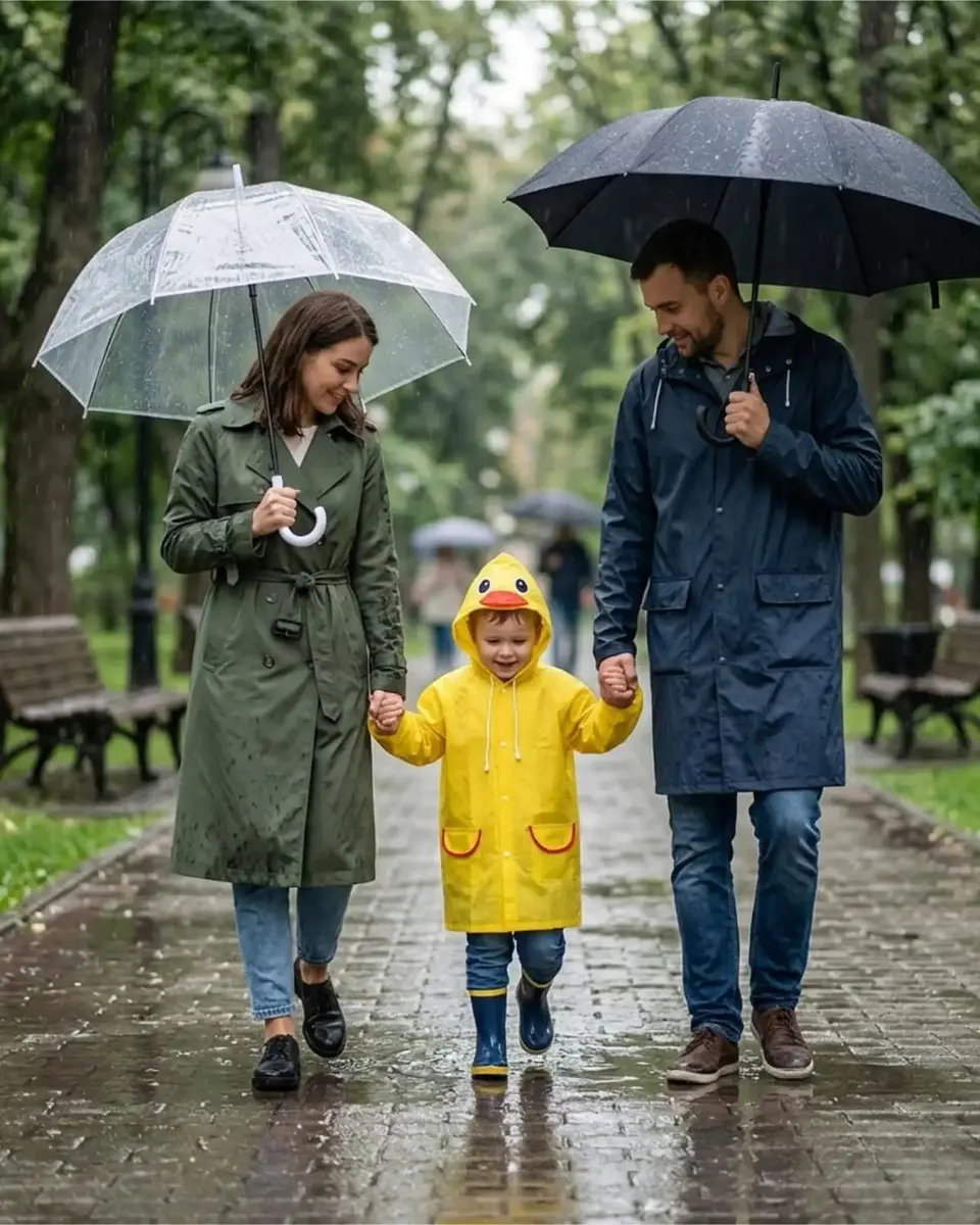 Capa Impermeable De Lluvia Infantil Para Niños 01 2