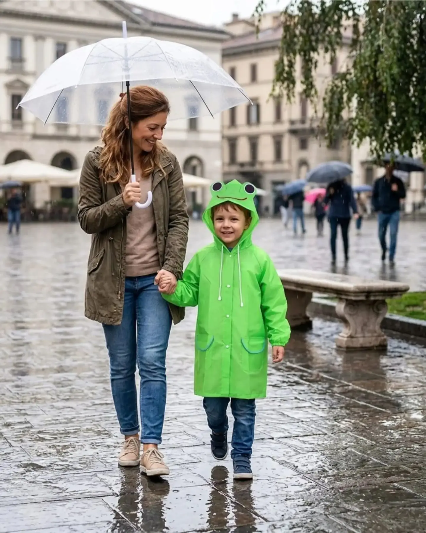 Capa Impermeable De Lluvia Infantil Para Niños 03 4