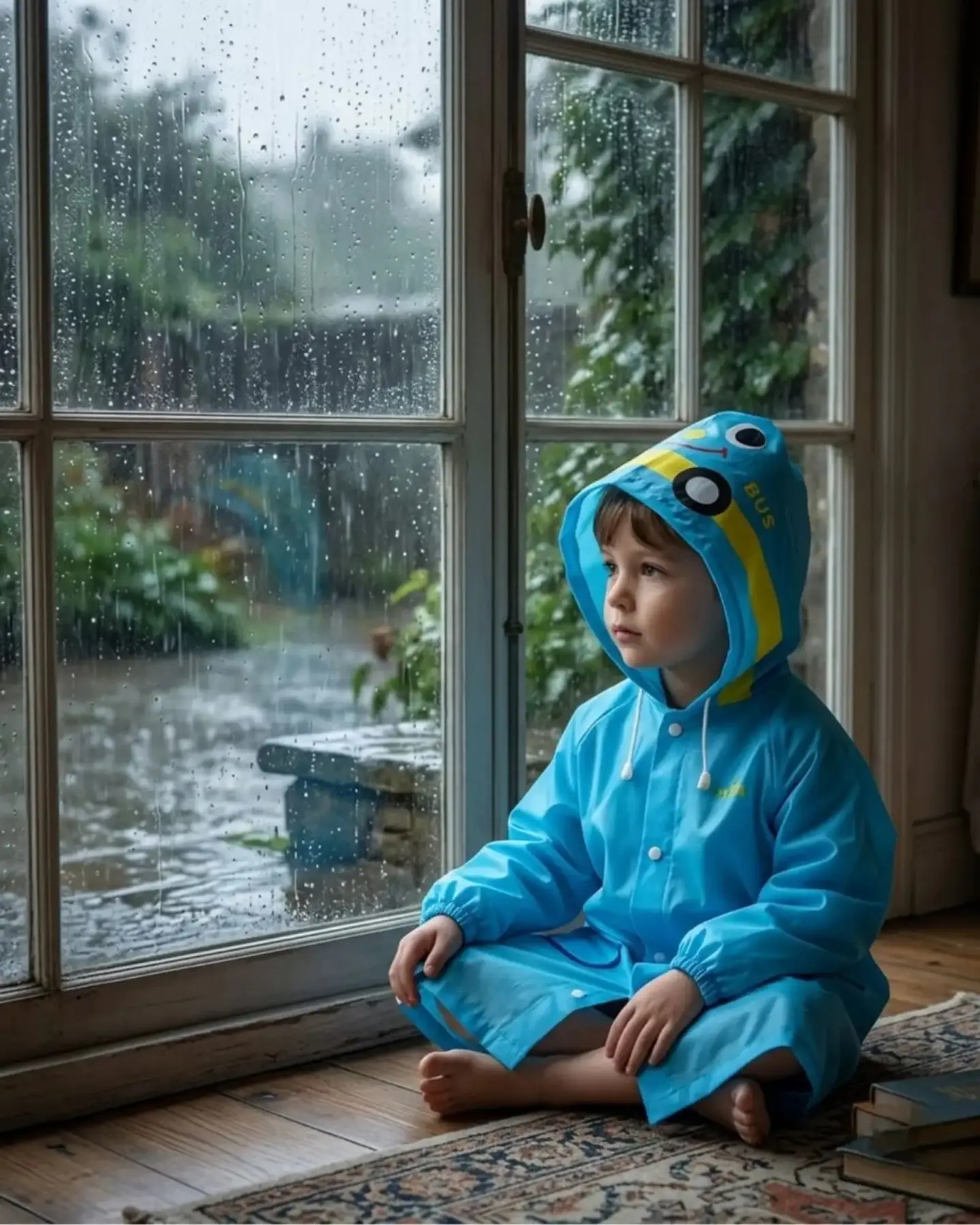 Set de 2 Capas Impermeables de Lluvia Infantil Para Niños 04 4