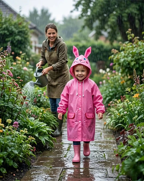 Capa Impermeable De Lluvia Infantil Para Niños 02