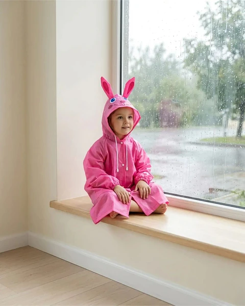 Capa Impermeable De Lluvia Infantil Para Niños 02