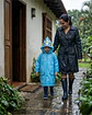 Set de 2 Capas Impermeables de Lluvia Infantil Para Niños azul y rojo - Miniatura 6