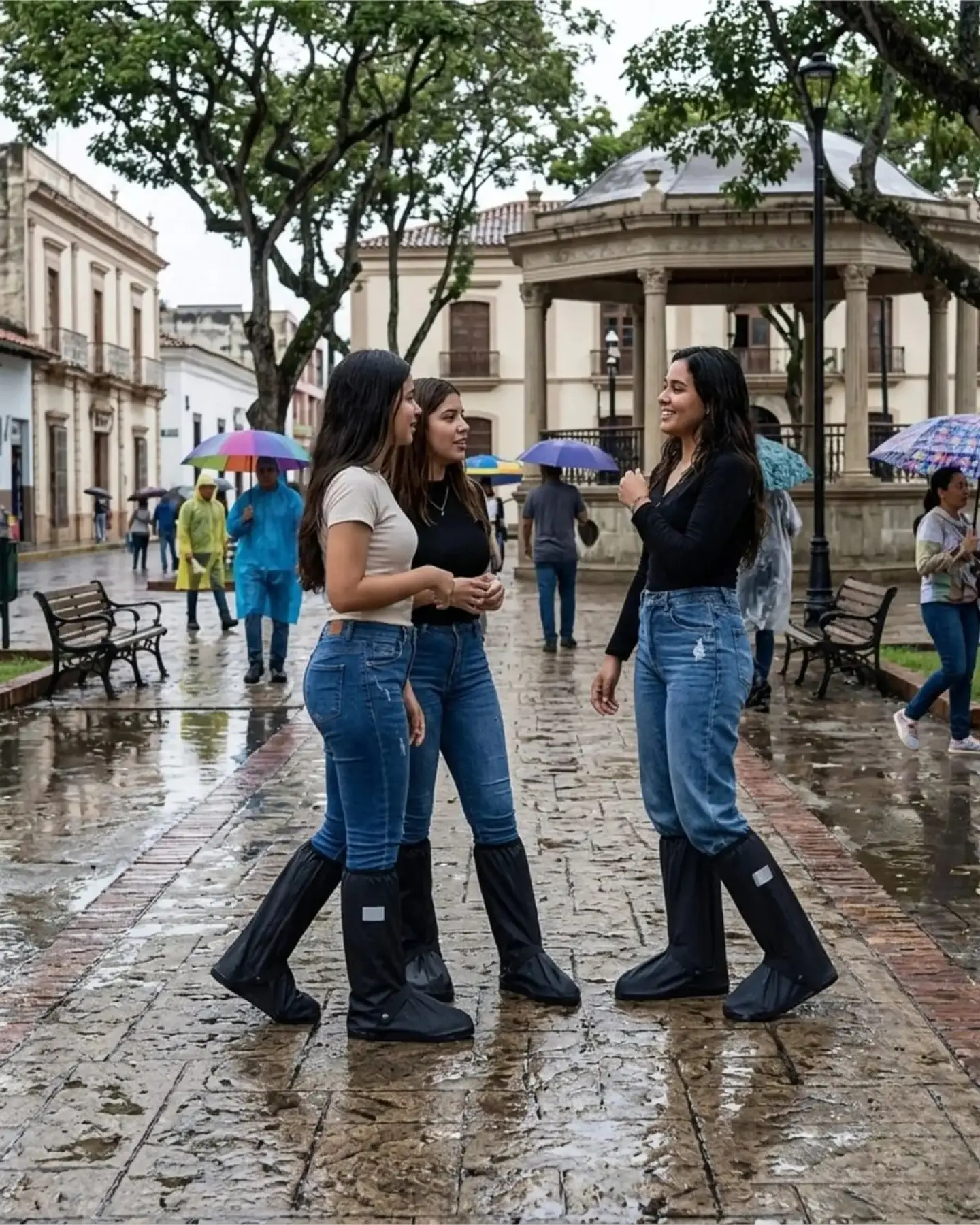 Protector De Calzado Impermeable Para Lluvia Talla XXL 2