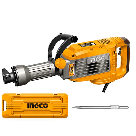 Martillo Demoledor Ingco Industrial Electrico Sds Hex 14kg 1700w/50j