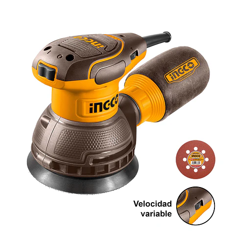 LIJADORA ELECTRICA INDUSTRIAL 5" 320W/125MM INGCO RS3216