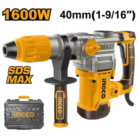 ROTOMARTILLO ELECTRICO PERCUTOR 1600W SDS MAX INGCO