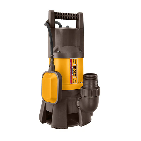 BOMBA DE AGUA SUMERGIBLE AGUA SUCIA 2" 1000W 1,4 HP INGCO SPD10001