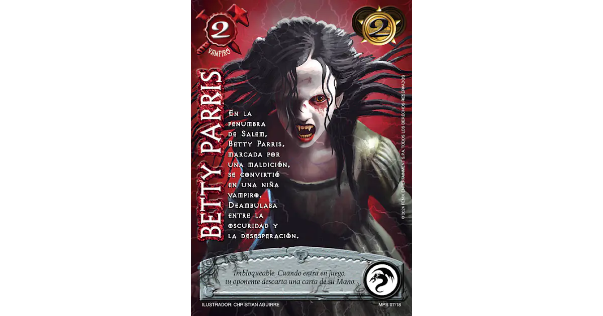 Betty Parris (MP1) - Singles Primera Era - Mitos y Leyendas
