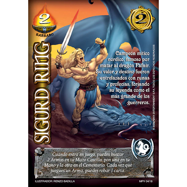 Sigurd Ring (MP1) - Singles Primera Era - Mitos y Leyendas