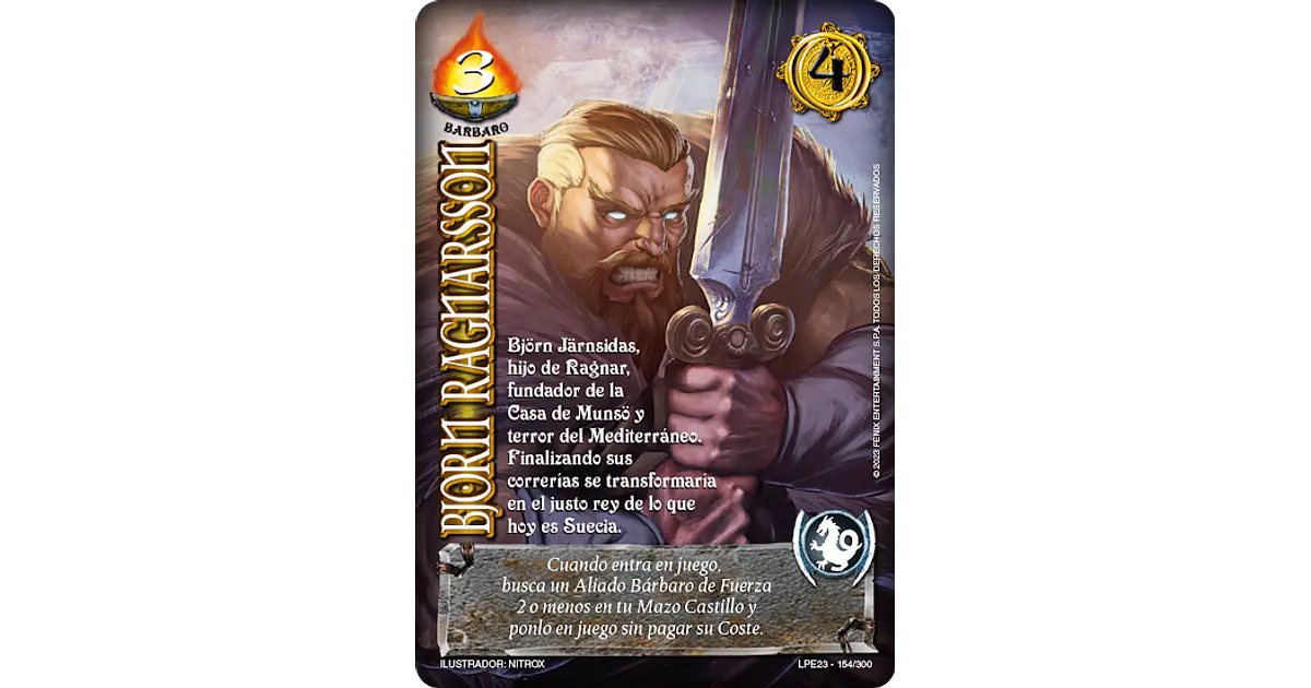 Bjorn Ragnarsson (LPE3.0 - Real) - Singles Primera Era