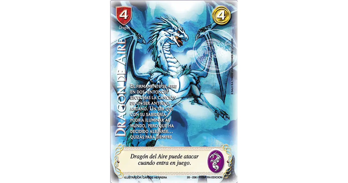 Dragón de Aire - Singles Primer Bloque - Mitos y Leyendas
