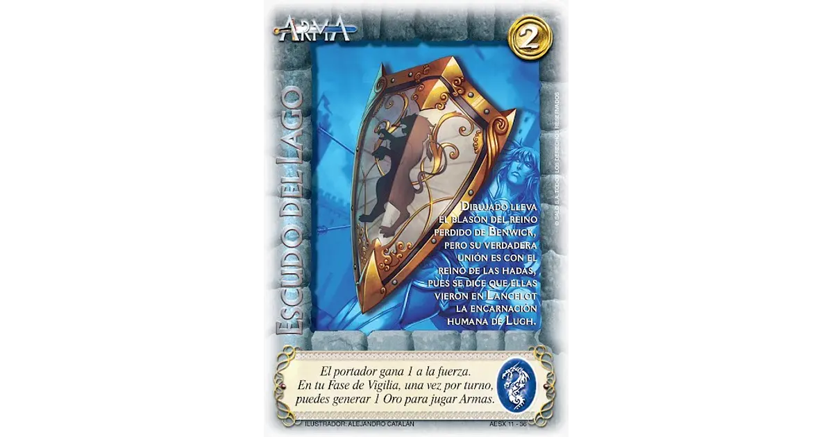 Escudo del Lago (AESX - Lancelot Grial) singles primer bl...