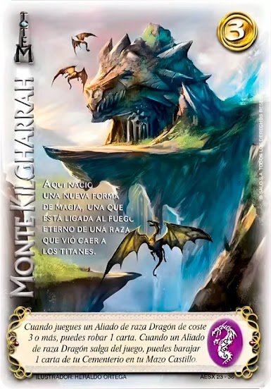 Monte Kilgharrah (AESX - Corte de la Furia) singles prime