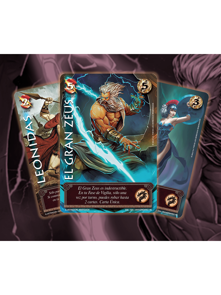 Pack de 10 sobres Helénica Aniversario - Mitos y Leyendas 4