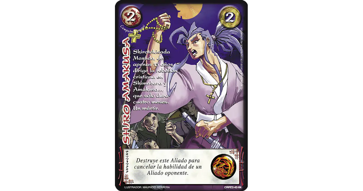 Shiro Amakusa (CRPE2 - Campeón) - Singles Primera Era - M