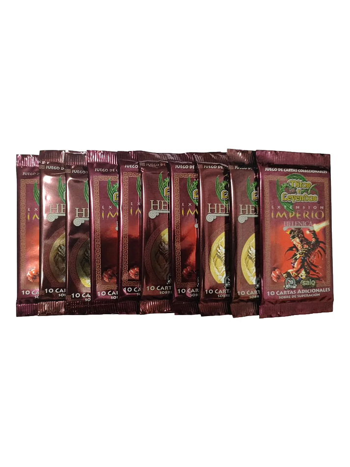 Pack de 10 sobres Helénica Aniversario - Mitos y Leyendas 1