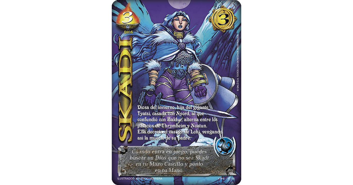 Skadi (EXT22 - Ragnarok) - Singles Primera Era - Mitos y