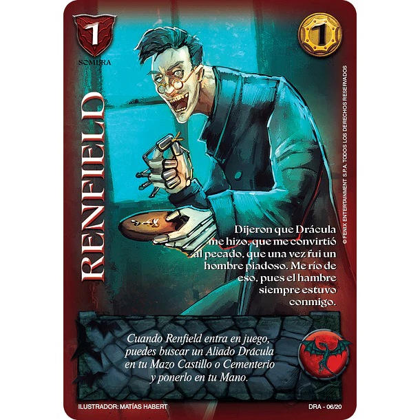 Renfield (Kit Drácula) single primera era - Mitos y Leyendas