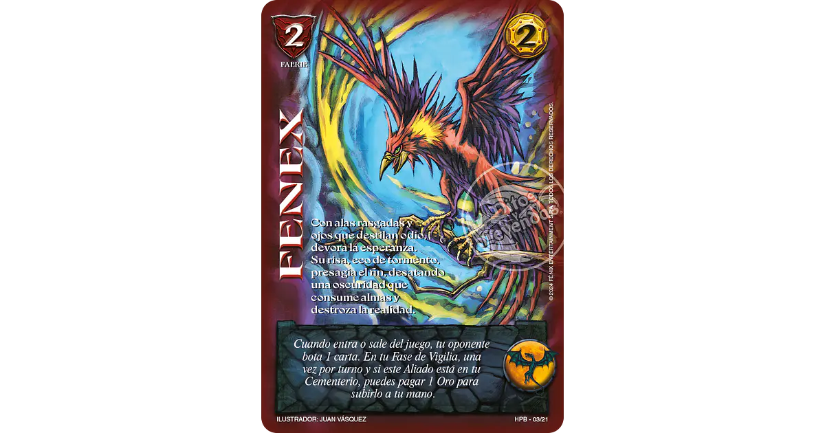 Fenex (Kit Inferno) - singles primer bloque - Mitos y Ley