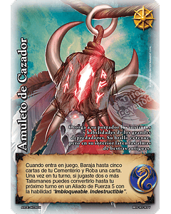 Amuleto de Cazador (Bestiarium - VC Foil)