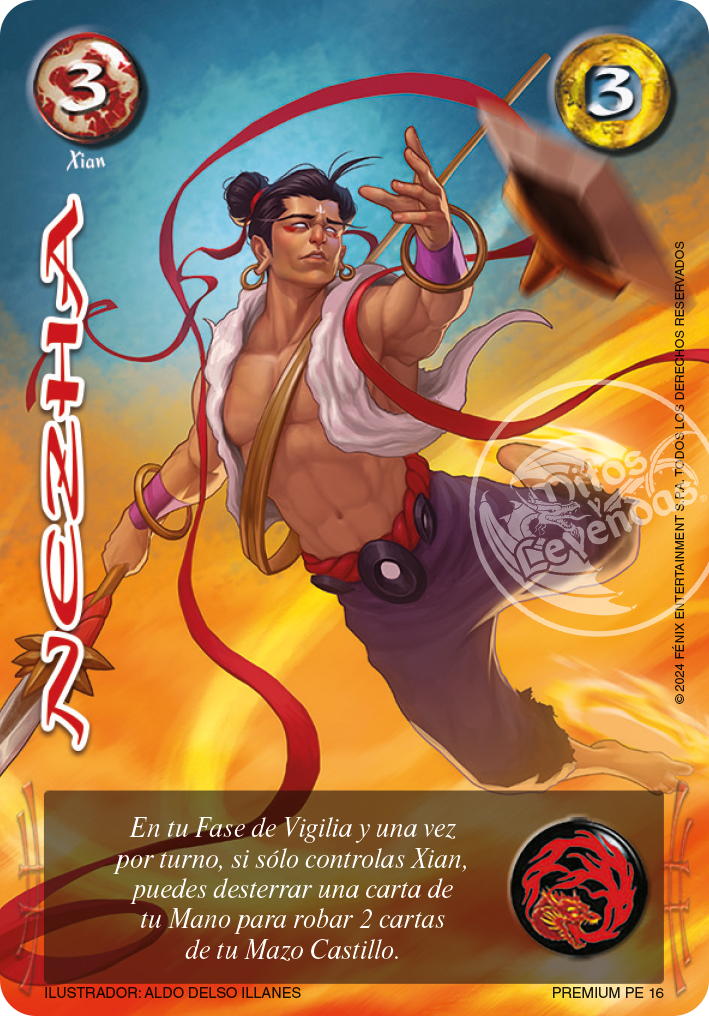 Nezha (LBPE24 - Full Art) - Singles Primera Era - Mitos y