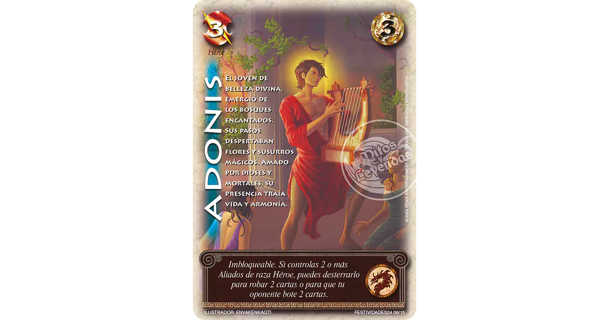 Adonis (LBPB24) - Singles Primer Bloque - Mitos y Leyendas