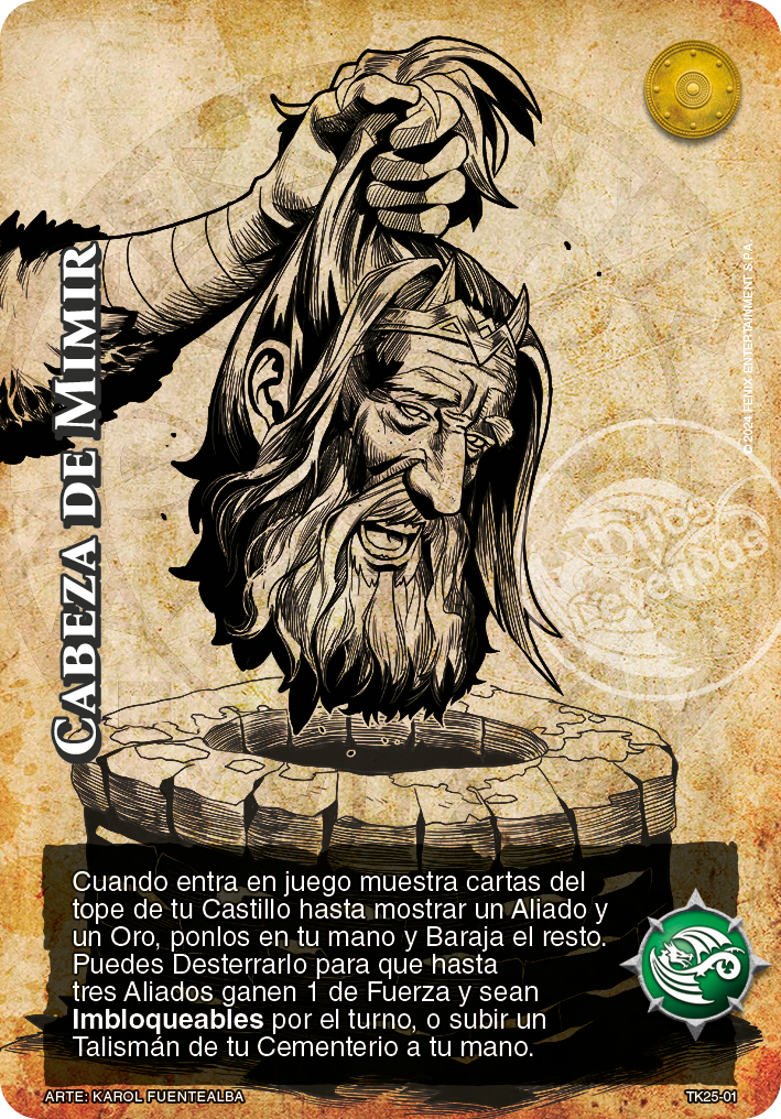 Cabeza de Mimir (TK25) Singles Imperio - Mitos y Leyendas