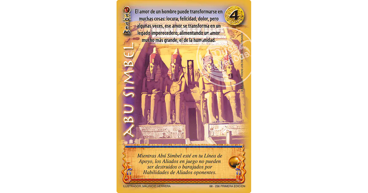 Abu Simbel - Singles Primer Bloque - Mitos y Leyendas