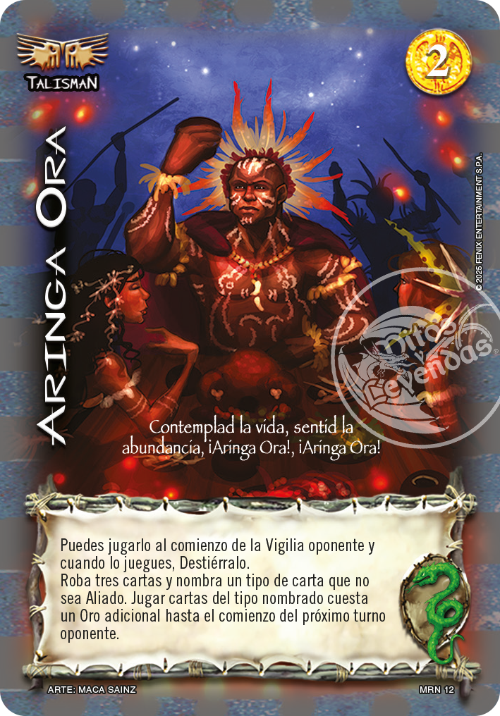 Aringa Ora (MRN - Rework)