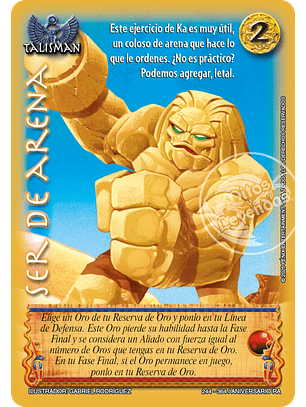 Ser de arena (Aniversario de Ra - Cortesana)