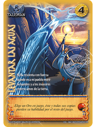 Levantar las aguas (Aniversario de Ra - Cortesana)