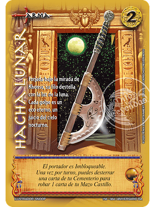 Hacha lunar (Aniversario de Ra - Real)