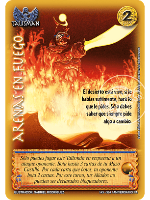 Arenas en fuego (Aniversario de Ra - Real)