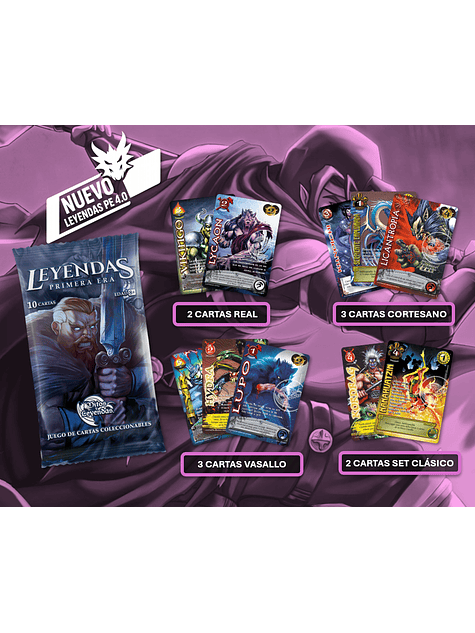 Pack de 10 Sobres de Leyendas PE 4.0 - MyL 2