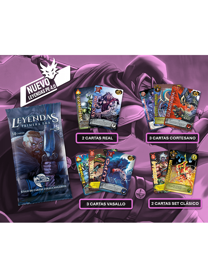 Pack de 10 Sobres de Leyendas PE 4.0 - MyL 2