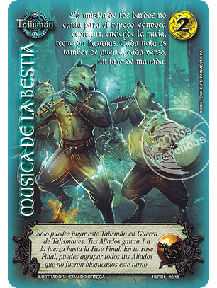 Música de la bestia (Colmillos de Avalon)