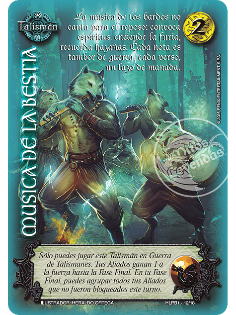 Música de la bestia (Colmillos de Avalon) 1