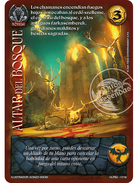 Altar del bosque (Colmillos del Inframundo) 1