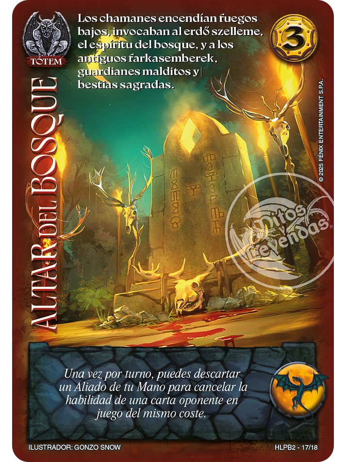 Altar del bosque (Colmillos del Inframundo) 1