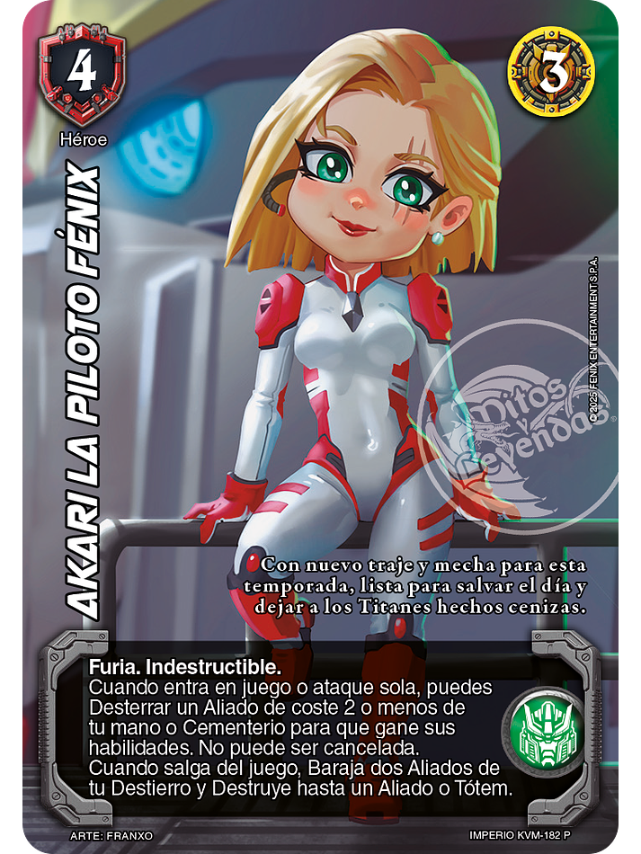 Akari la piloto Fénix (MTB - Defensores Legendarios) 1