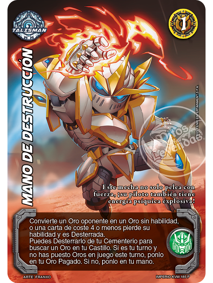 Mano de Destrucción (MTB - Defensores Legendarios) 1