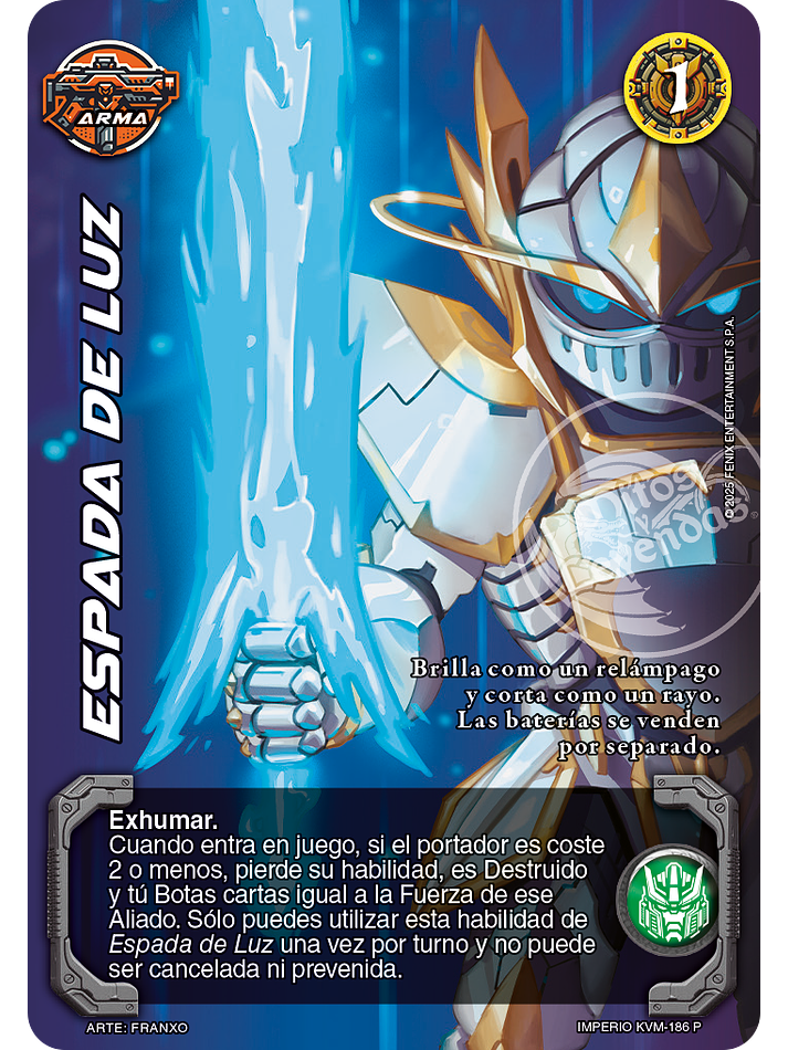 Espada de Luz (MTB - Defensores Legendarios) 1