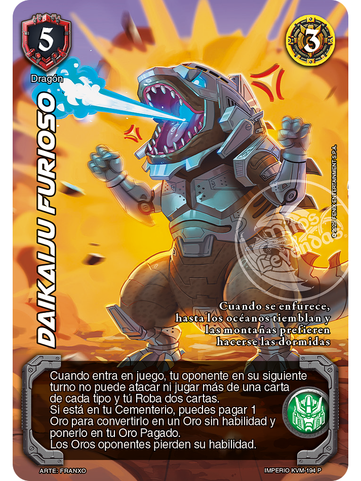 Daikaiju Furioso (MTB - Invasores Galácticos) 1
